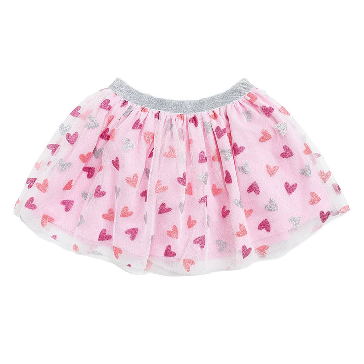 Sweet Wink - Glitter Heart Tutu - Dress Up Skirt - Kids Valentine's Day