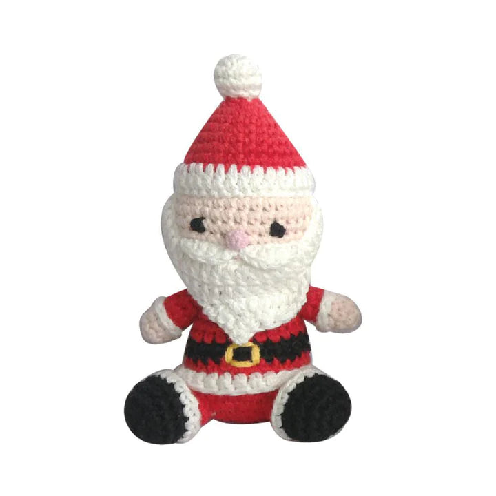Crochet Santa Rattle