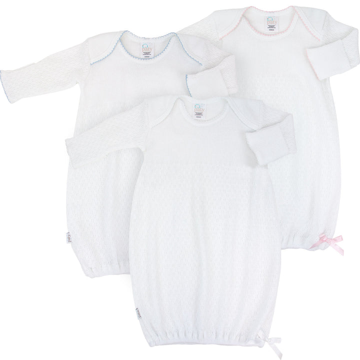 Paty Newborn Long Sleeve Day Gown